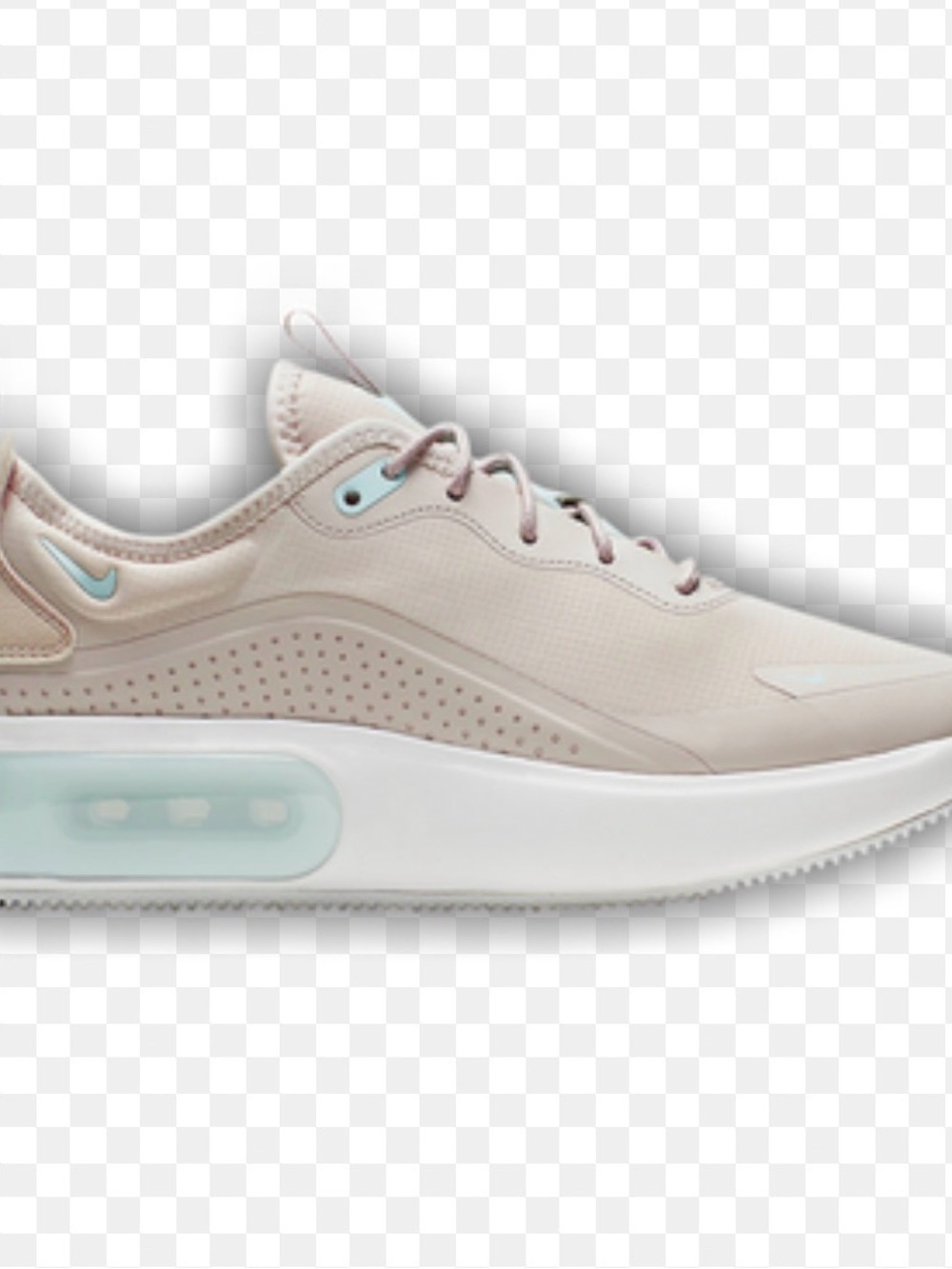 Nike Tan and Green Sneakers with Suede Overlays